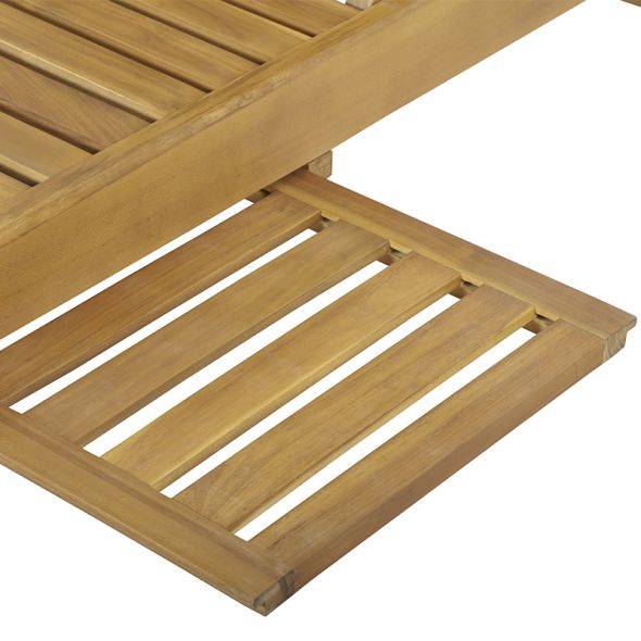 Bain de soleil MOLA en bois d'acacia FSC Beau Rivage - Image 5