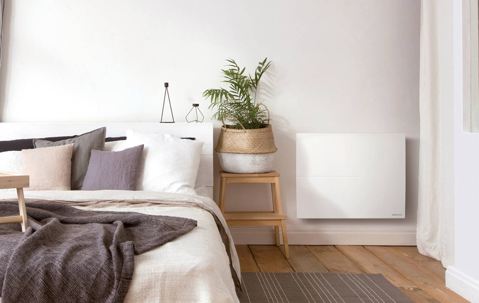 Radiateur électrique 2000W SOKIO horizontal blanc - ATLANTIC - 503114 - Image 3