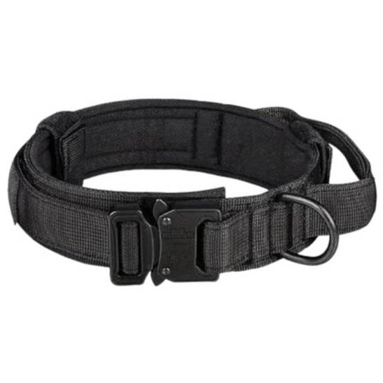 Collier tactique Noir L pour chien, FranceCroquettes - Image 1