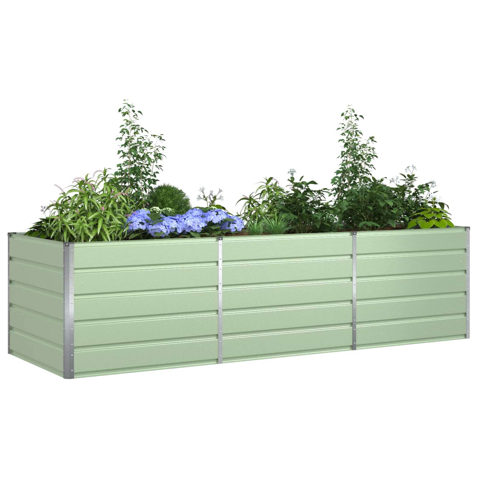 Gardiun Potager Sur Pieds Grove IV 40x100x80 Cm Vert - Table De Culture Surélevée