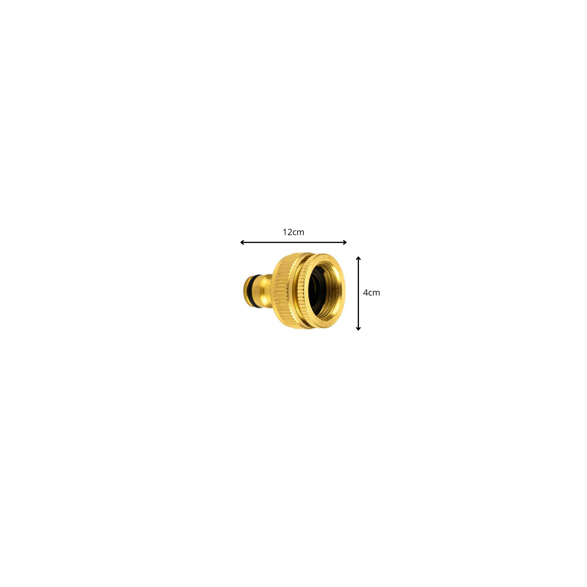 Nez de robinet pour tuyau d'arrosage - Suan - En laiton - Dimension : 13 et 19 mm - Image 2