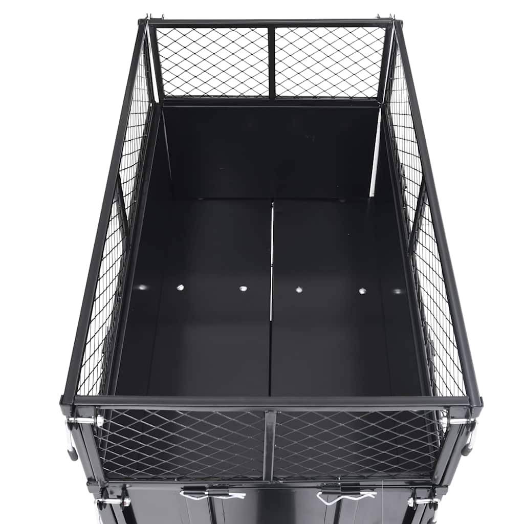 Vidaxl - Remorque basculante pour tondeuse de pelouse Charge de 150 kg vidaXL 92449 - Image 8
