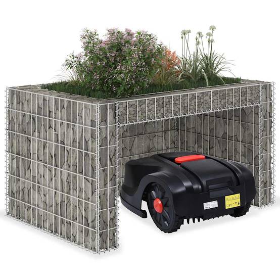 Vidaxl - Garage tondeuse à gazon lit surélevé 110x80x60 cm Fil en acier vidaXL 145655 - Image 1