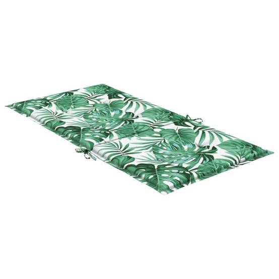 PANGIVO - Coussins de chaise dossier bas polyester motif feuilles 100 x 50 x 3 cm - PANGIVO - Image 6