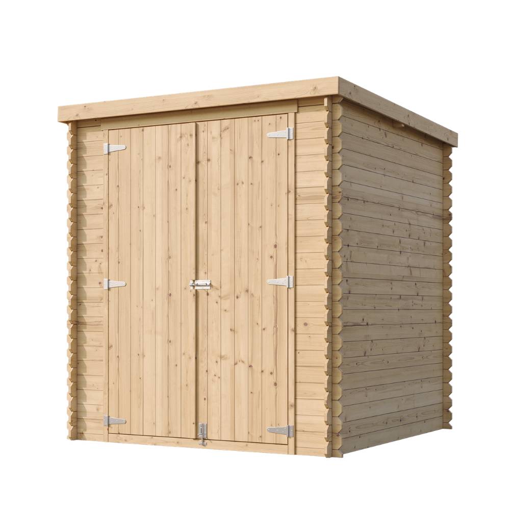 Timbela - Abri de Jardin en Bois - 3.53 m² / 204x204xH200 cm  - Timbela M309C1 - Image 4