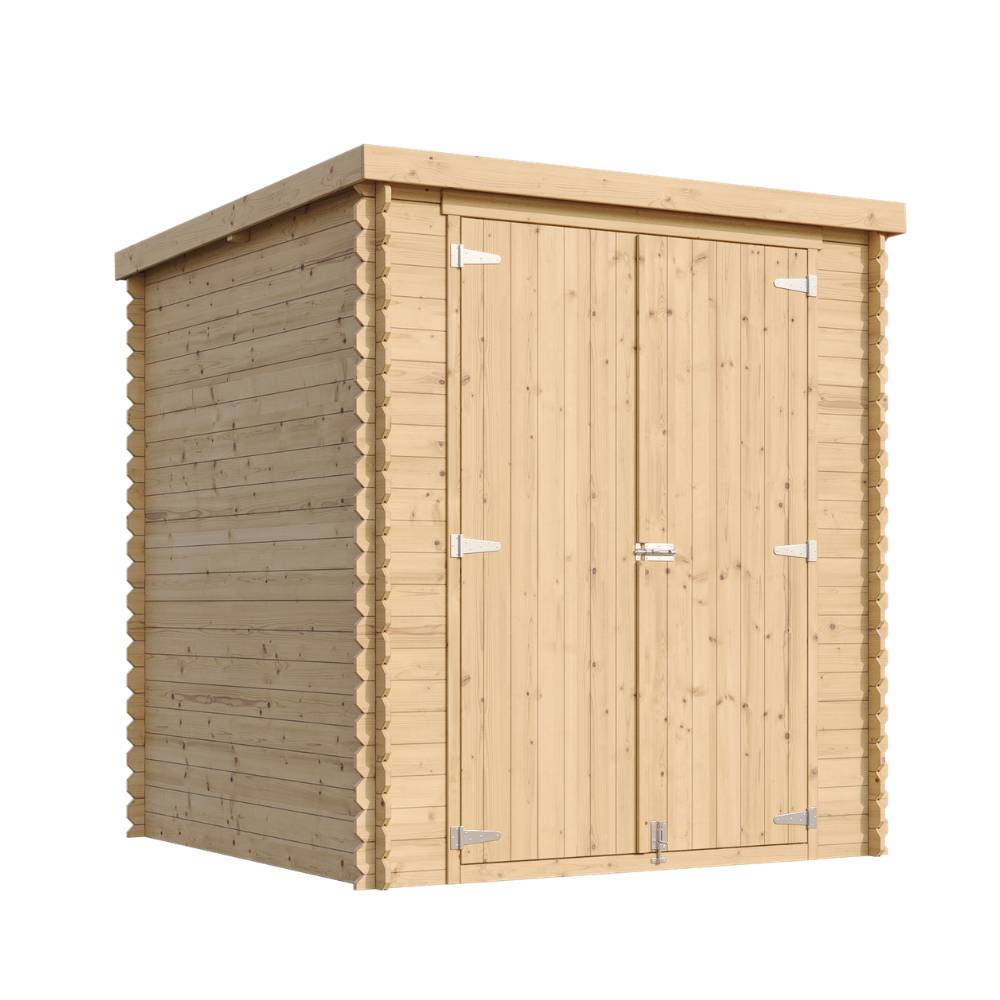 Timbela - Abri de Jardin en Bois - 3.53 m² / 204x204xH200 cm - Timbela M309C1 - Image 3