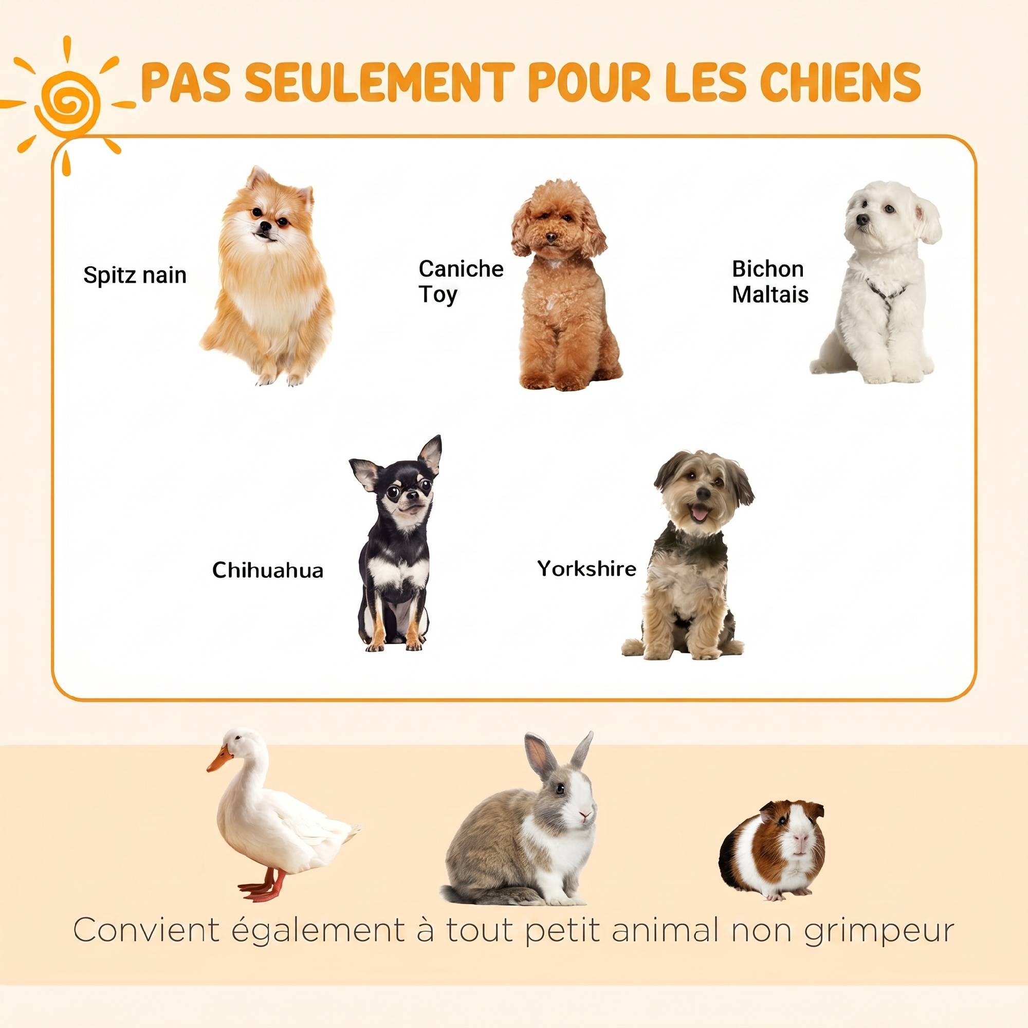 Parc enclos modulable pour chiens lapins rongeurs clôture pour petits animaux intérieur et extérieur pliant 8 panneaux - Image 7