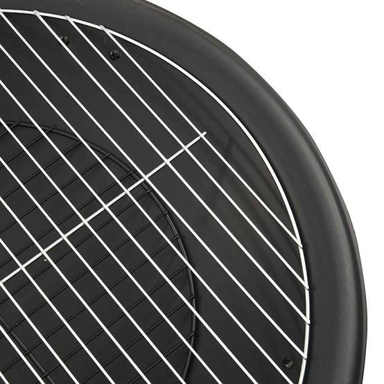 ComfortXL - Brasero Barbecue 2-en-1 Acier avec Tisonnier et Grille pour Jardin Pliable Noir – ComfortXL Outdoor Living - Image 7