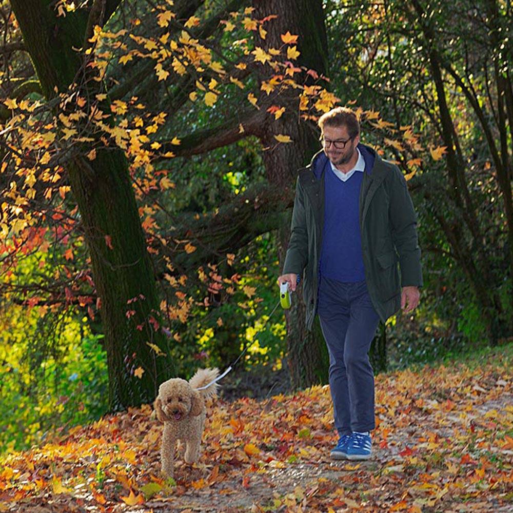 Ferplast - Ferplast Laisse Chien Enrouleur AMIGO MEDIUM, Laisse pour Chiens de Taille Moyenne jusqu'à 25 Kg. Cordon Extensible max 5 m. Bouton de verrouillage et - Image 3