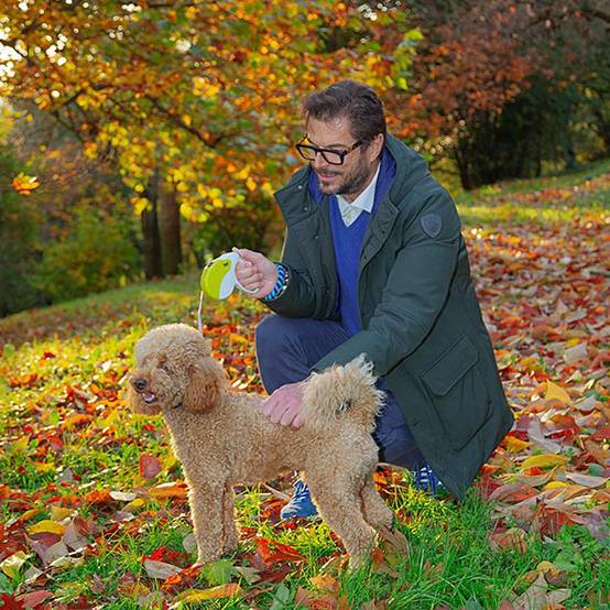 Ferplast - Ferplast Laisse Chien Enrouleur AMIGO MEDIUM, Laisse pour Chiens de Taille Moyenne jusqu'à 25 Kg. Cordon Extensible max 5 m. Bouton de verrouillage et - Image 4