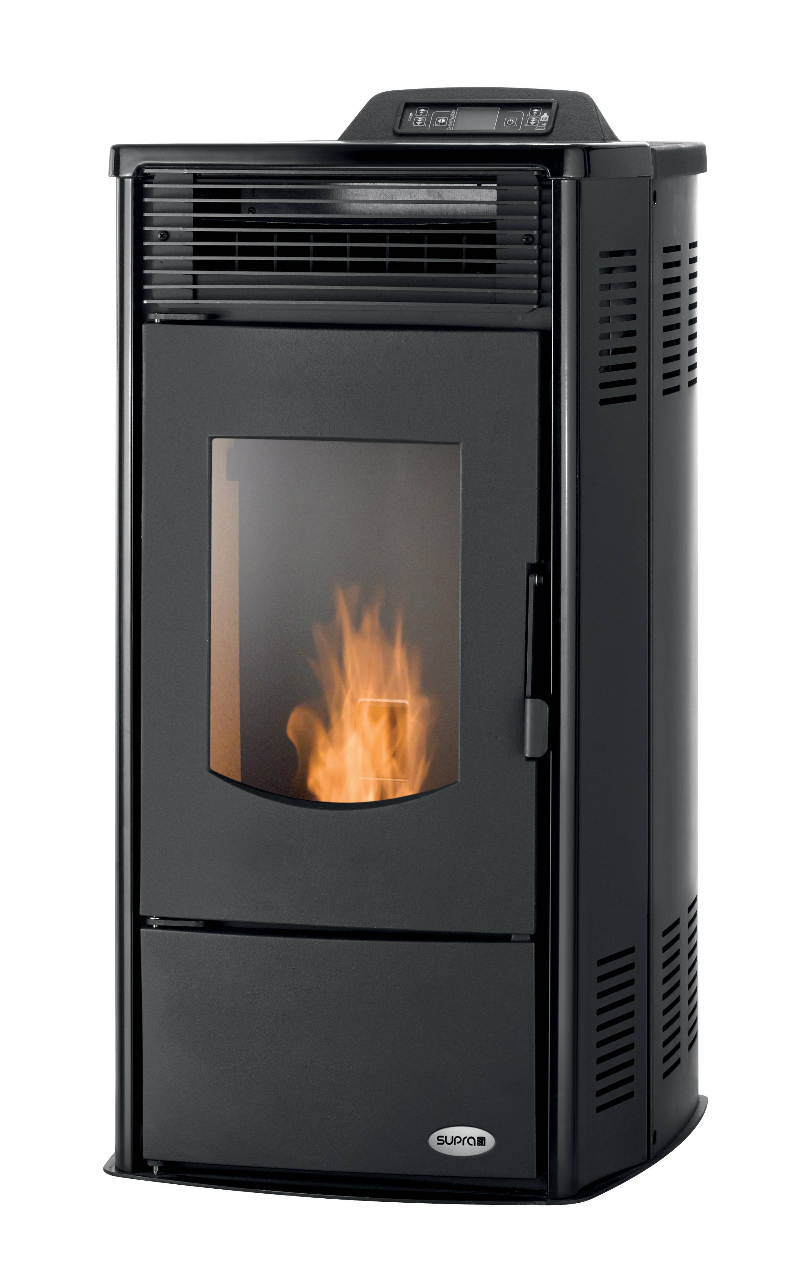 Supra - Poêle à bois 7kw noir SILVERCERAM7 Supra - Image 1