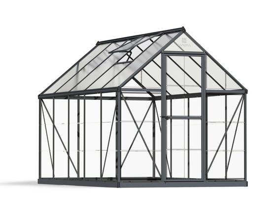 Canopia by Palram - Serre de jardin Hybrid gris 306 x 185 cm – Polycarbonate double paroi – Aluminium robuste – Canopia by Palram - Image 2