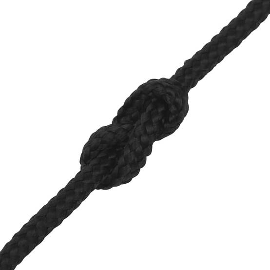 Corde de bateau Noir complet 2 mm 250 m Polypropylène Maison Chic - Image 5