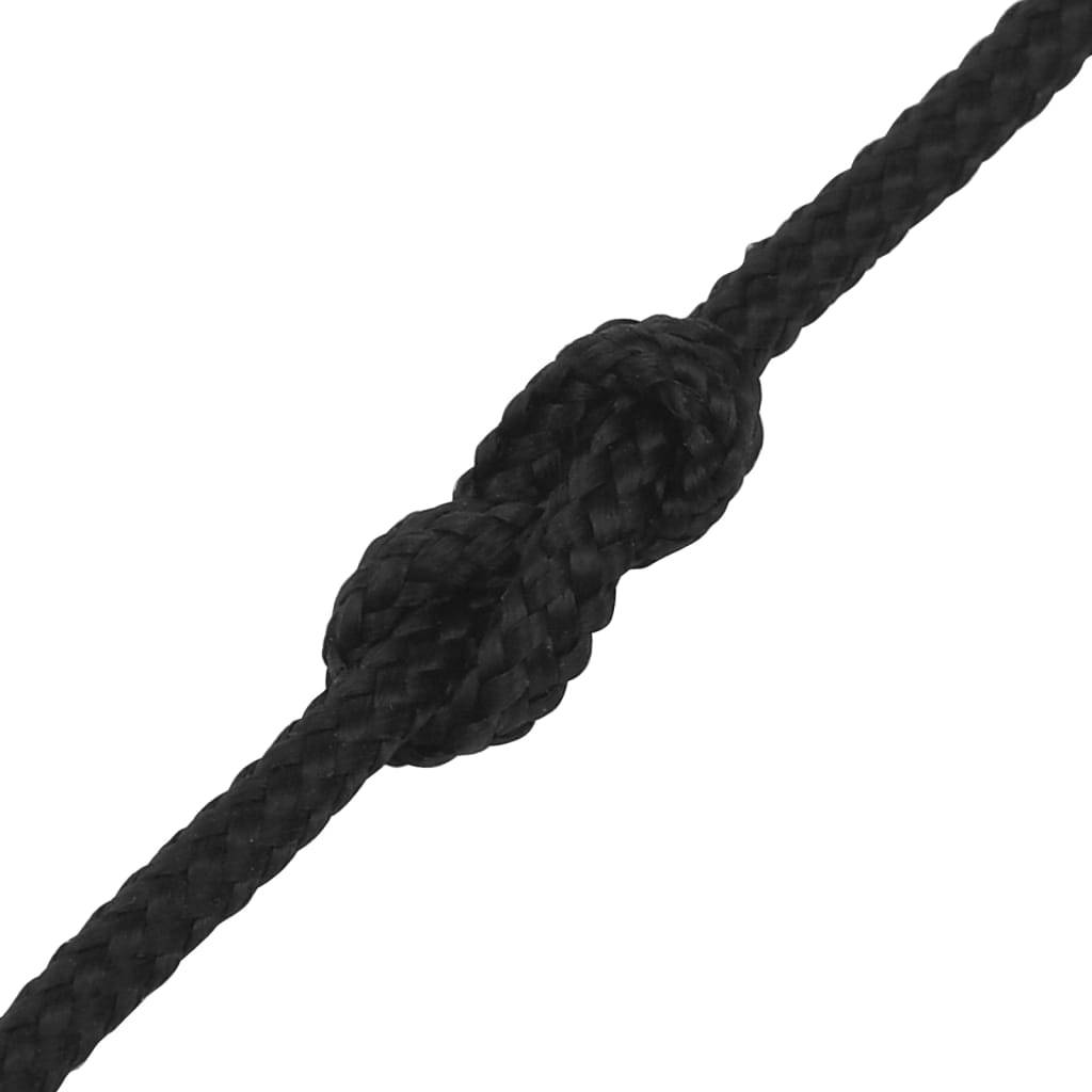 Corde de bateau Noir complet 2 mm 250 m Polypropylène Maison Chic - Image 5