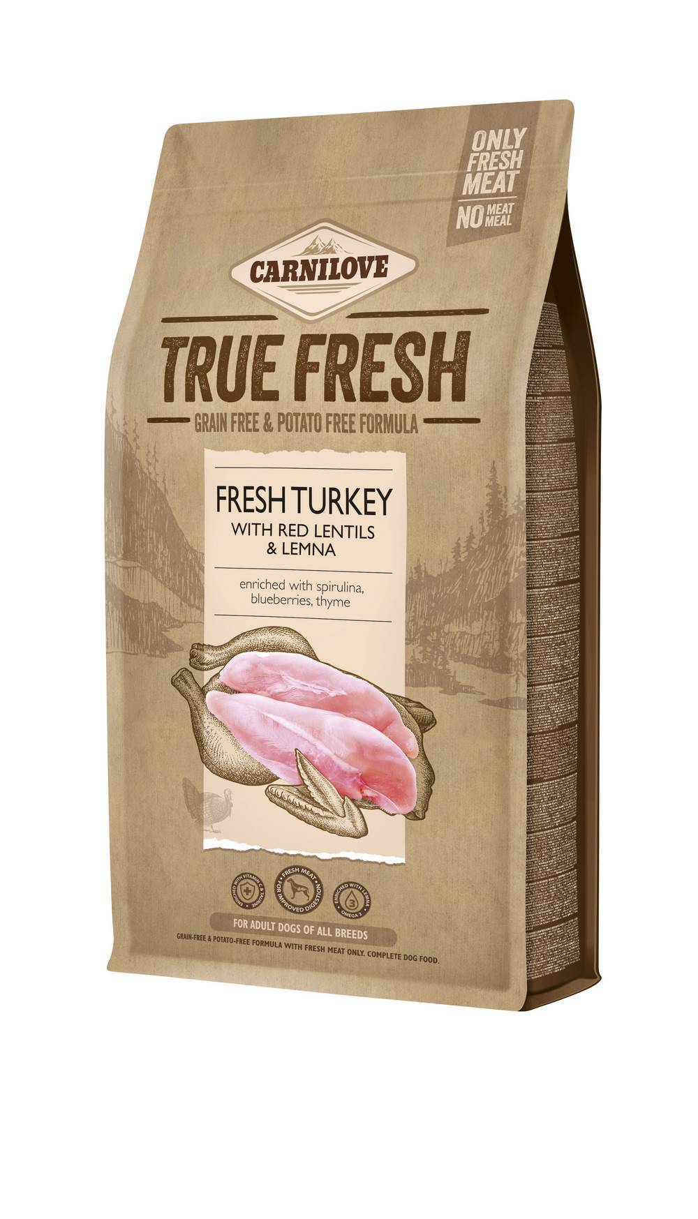 Carnilove - Carnilove - Croquettes Sans Céréales True Fresh à la Dinde pour Chien - Image 1