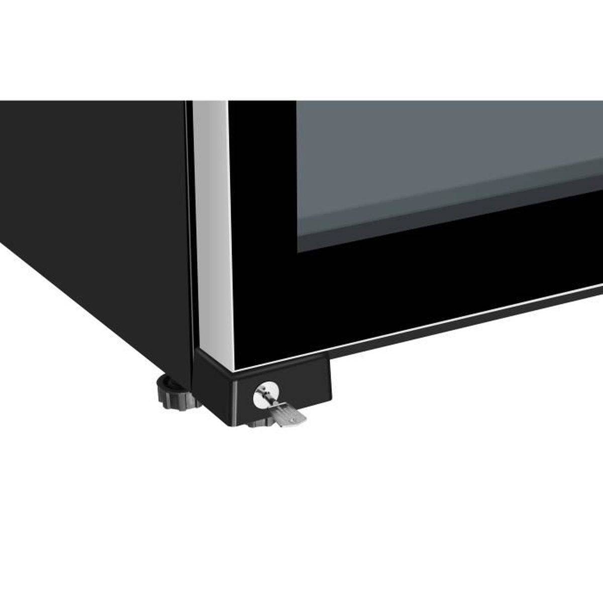 Cave à vin compresseur Haier HWS116GAE, pose libre, 116 bouteilles, porte vitrée anti UV, 5-20 °C - Haier - Image 6