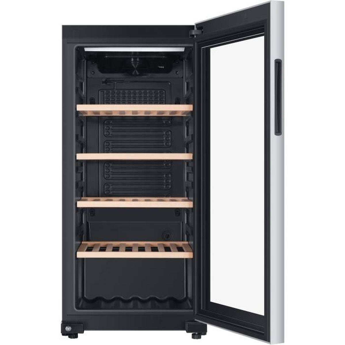 Cave à vin compresseur Haier HWS116GAE, pose libre, 116 bouteilles, porte vitrée anti UV, 5-20 °C - Haier - Image 5