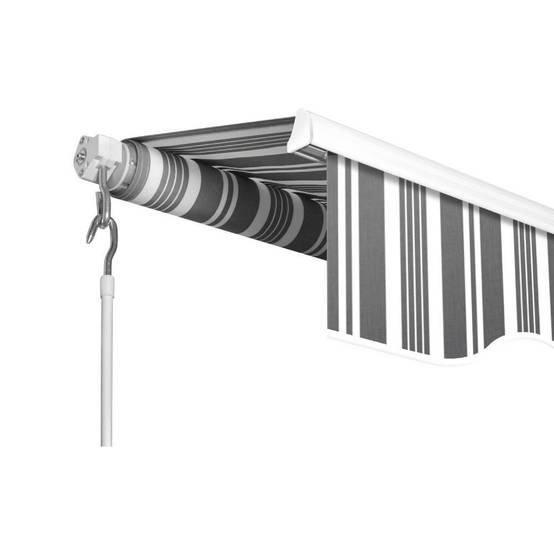 Store banne manuel 3.95 x 3 m Unité Rayé - Image 4