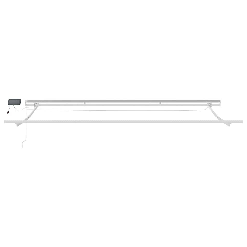 Vidaxl - Auvent rétractable Rouge et Blanc 400 × 300 cm vidaXL 3330752 - Image 9