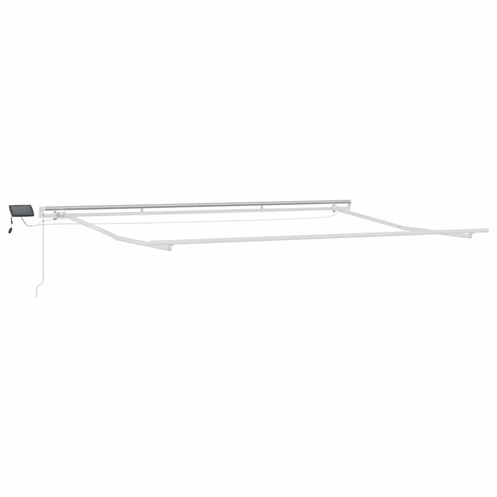 Vidaxl - Auvent rétractable Rouge et Blanc 400 × 300 cm vidaXL 3330752 - Image 6