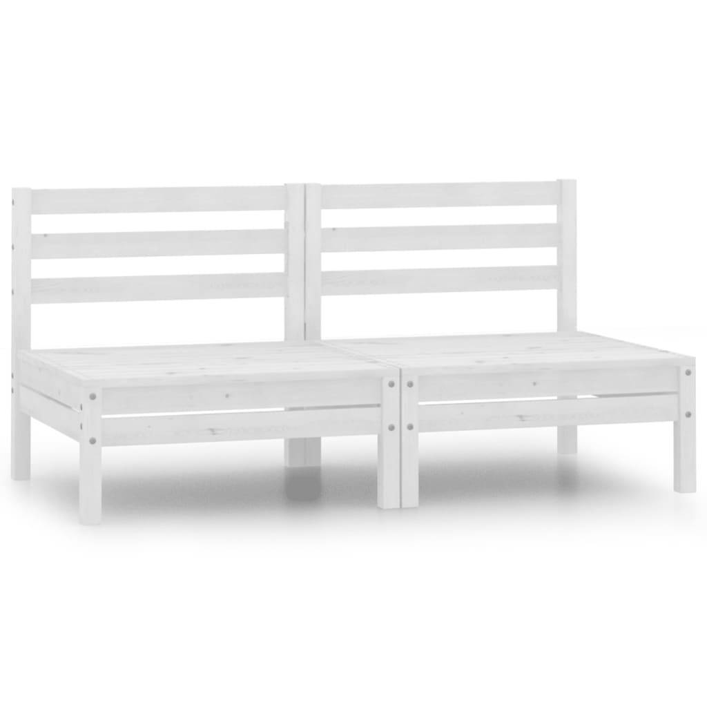 Prolenta Premium - Banc de jardin Blanc 64 X 64 cm - Prolenta Premium - Image 2