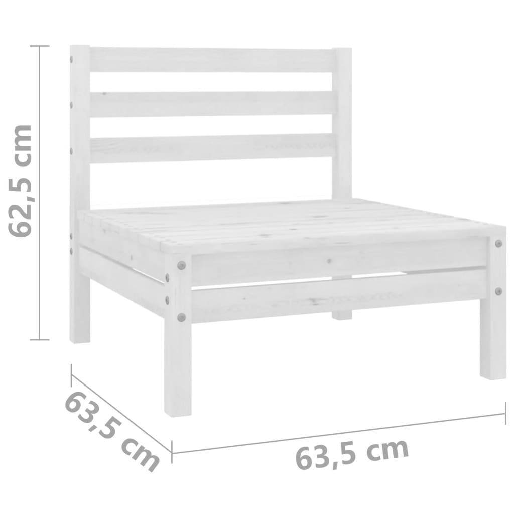 Prolenta Premium - Banc de jardin Blanc 64 X 64 cm - Prolenta Premium - Image 7