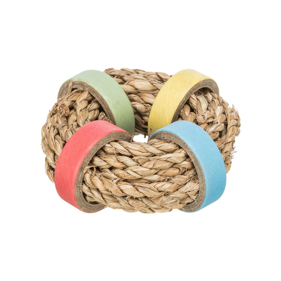 Jouet en algues pour lapins et rongeurs - Idéal pour l'entretien naturel des dents - 100% naturel - L'Eden des Pattounes