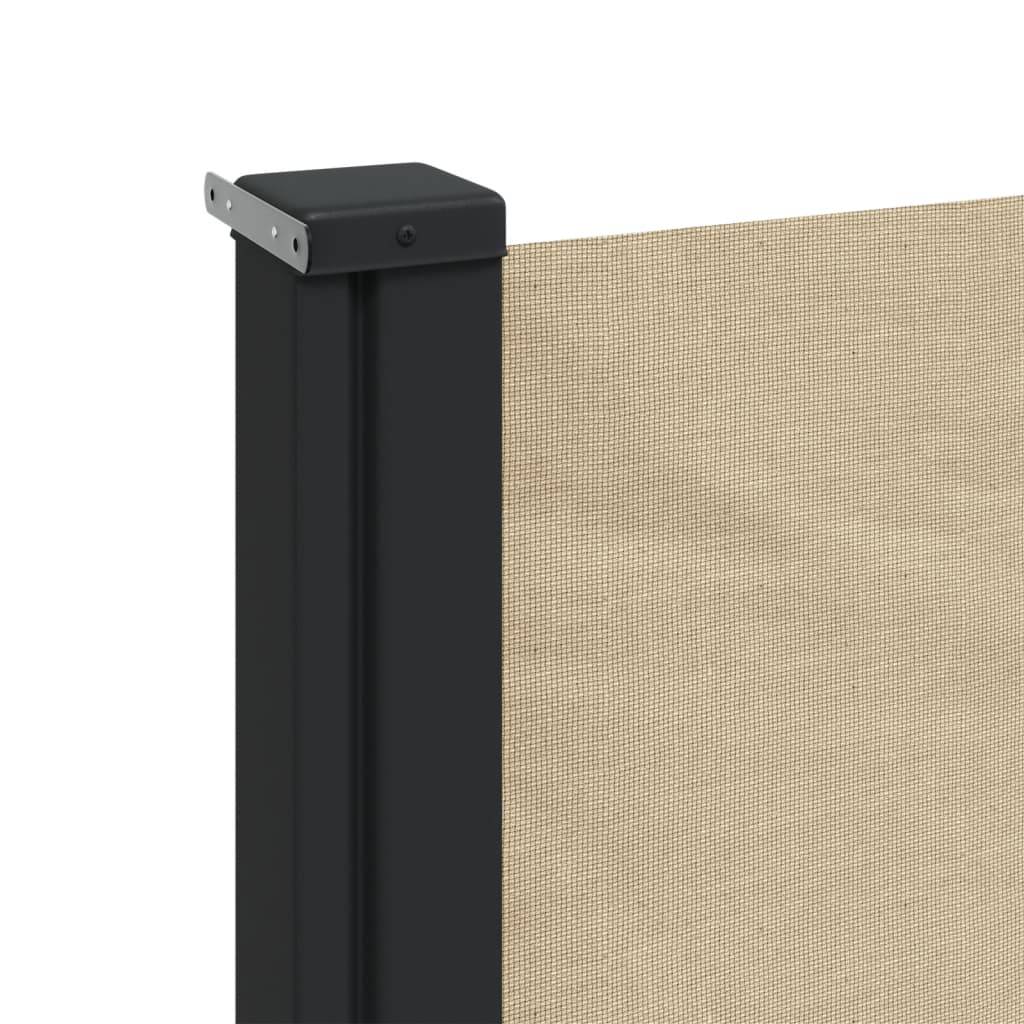 Maison Chic - Store Banne latéral - Store rétractable - Auvent extérieur beige 160x500 cm - Image 7