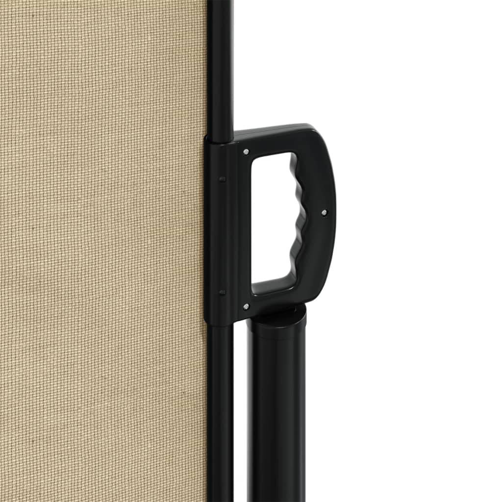 Maison Chic - Store Banne latéral - Store rétractable - Auvent extérieur beige 160x500 cm - Image 8