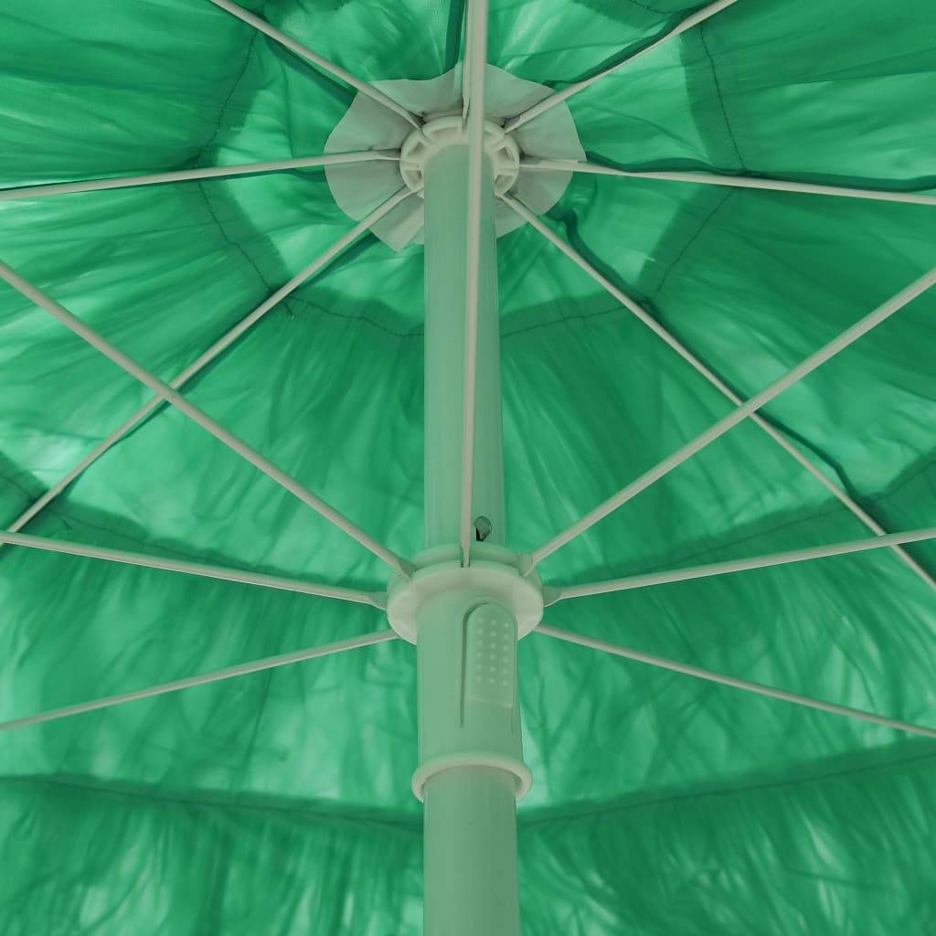 Helloshop26 - Parasol de plage polyester 180 cm vert - Image 6
