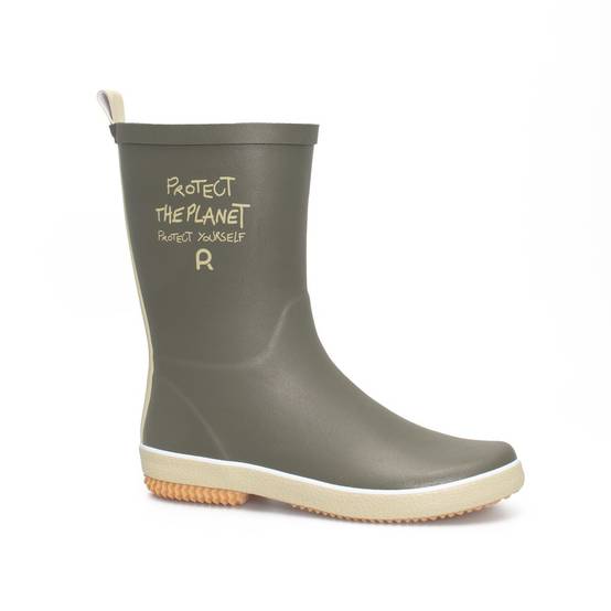 Rouchette - Demi botte PROTECT THE PLANET Femme - Coloris Kaki - 39 Rouchette