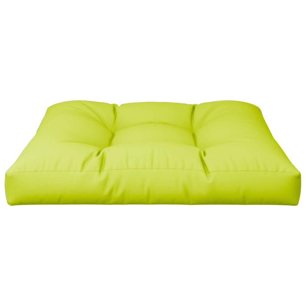 Coussin de Sol Carré pour Palette Polyester Confortable pour Jardin Vert Brillant 80x80x12 cm – ComfortXL Outdoor Living - Image 4