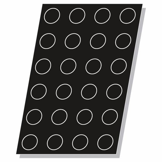 Moule Flexipan® Plaque Silicone 24 à 48 Cylindres - Pujadas - - Image 3
