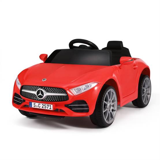 Voiture électrique pour enfants Mercedes-Benz CLS 350 (rouge) - Vitesse 2,5-4,5 km/h Éclairage LED et musique - Image 1