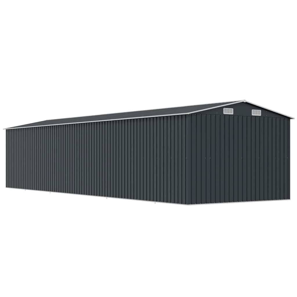 Vidaxl - Abri de jardin Anthracite 257x779x181 cm Acier galvanisé 20m² vidaXL 47034 - Image 8