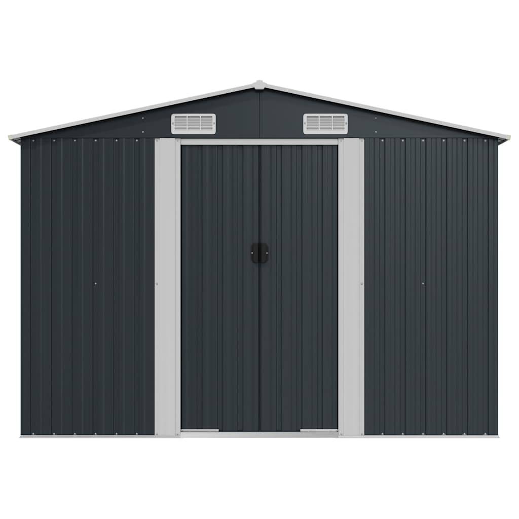 Vidaxl - Abri de jardin Anthracite 257x779x181 cm Acier galvanisé 20m² vidaXL 47034 - Image 6