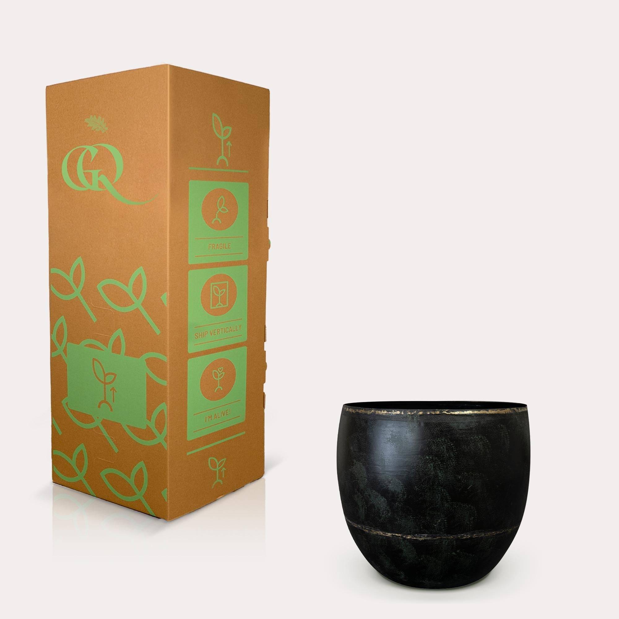 Pot - Noir - Belia vintage black - M - H25 L28- La Green Touch - Image 2