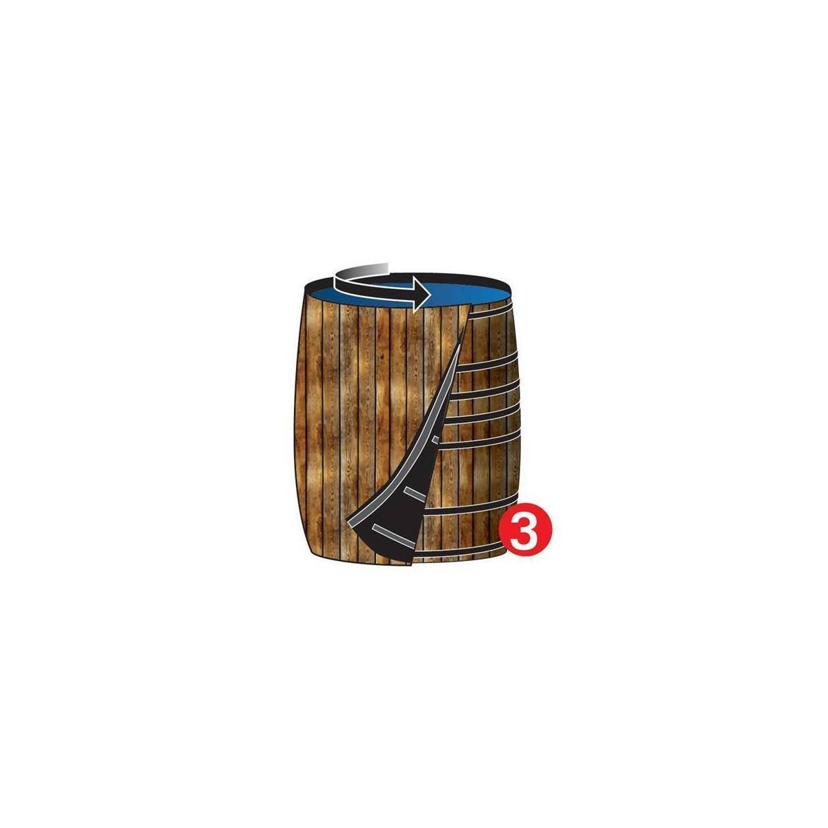 Multitanks - Housse décorative pour fut / bidon de 120 litres environ - Image 3