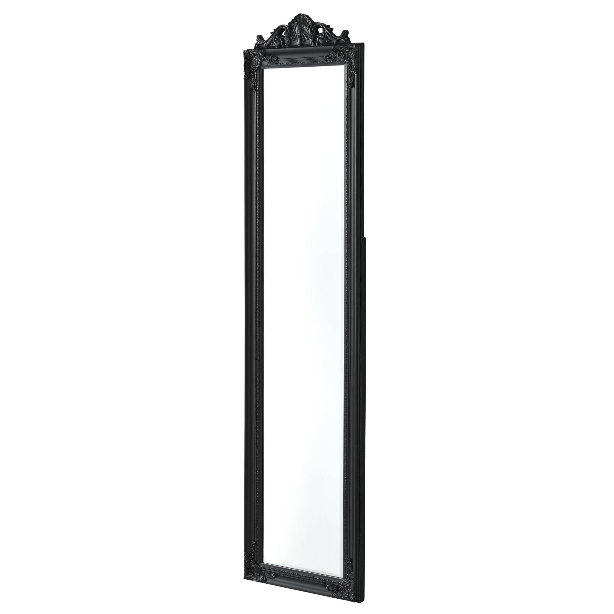 Helloshop26 - Miroir sur pied inclinable 160 x 40 cm noir mat - Image 2