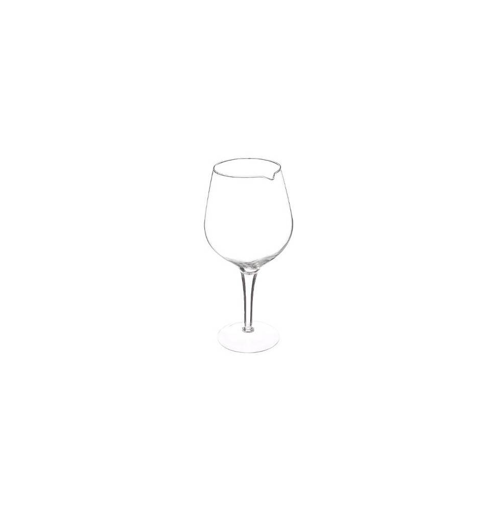 Carafe en forme de verre à pied - 1,7 L - Verre - Image 1