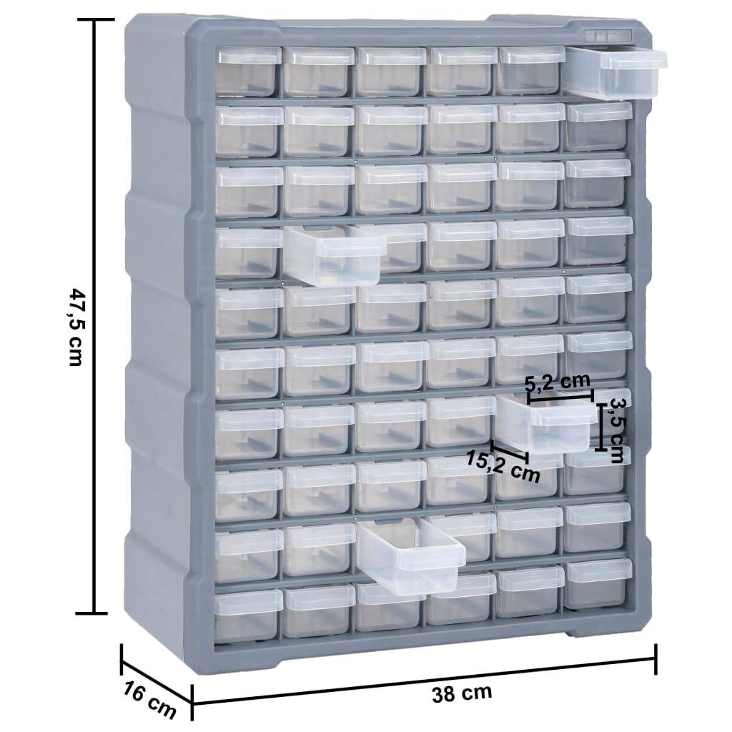 Helloshop26 - Organisateur multi-tiroirs avec 60 tiroirs 47,5 cm - Image 6