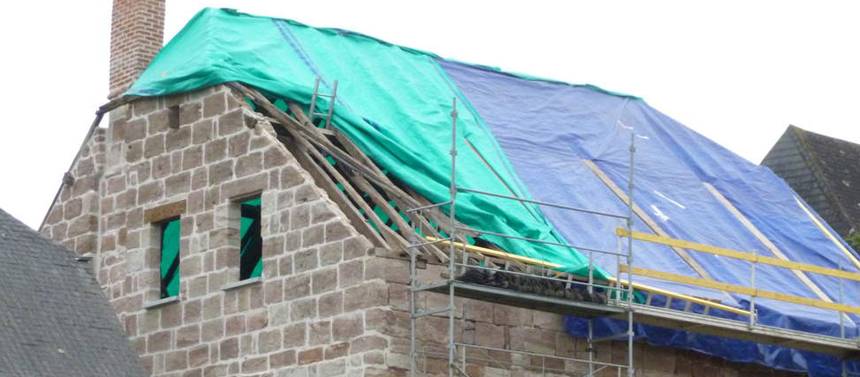 Bâche de protection à œillet 5x8m - CORDERIES TOURNONAISES - 48640508 - Image 2