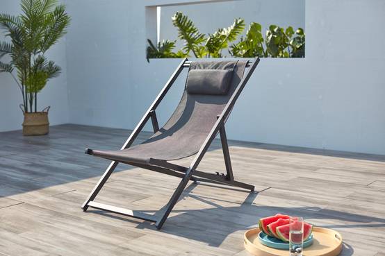 Concept Usine - Transat alu gris TEVATA - Image 3