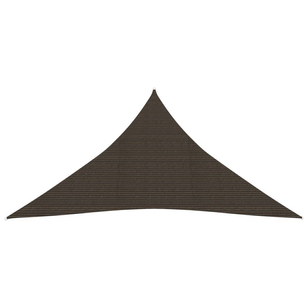 Helloshop26 - Voile toile d'ombrage parasol 160 g/m² PEHD 3 x 4 x 4 m marron - Image 2