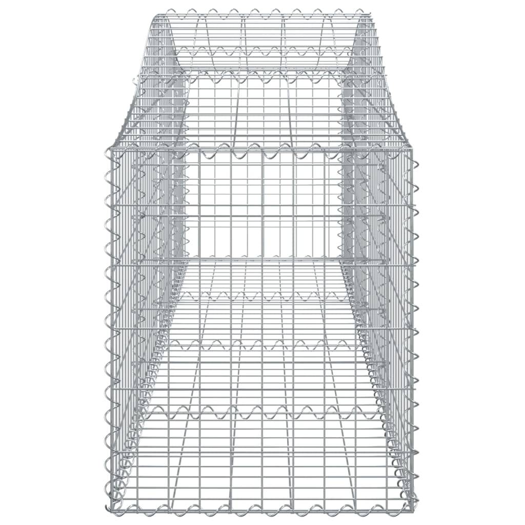 Vidaxl - Paniers à gabions arqués 50 pcs 200x50x60/80 cm fer galvanisé vidaXL 3145617 - Image 6