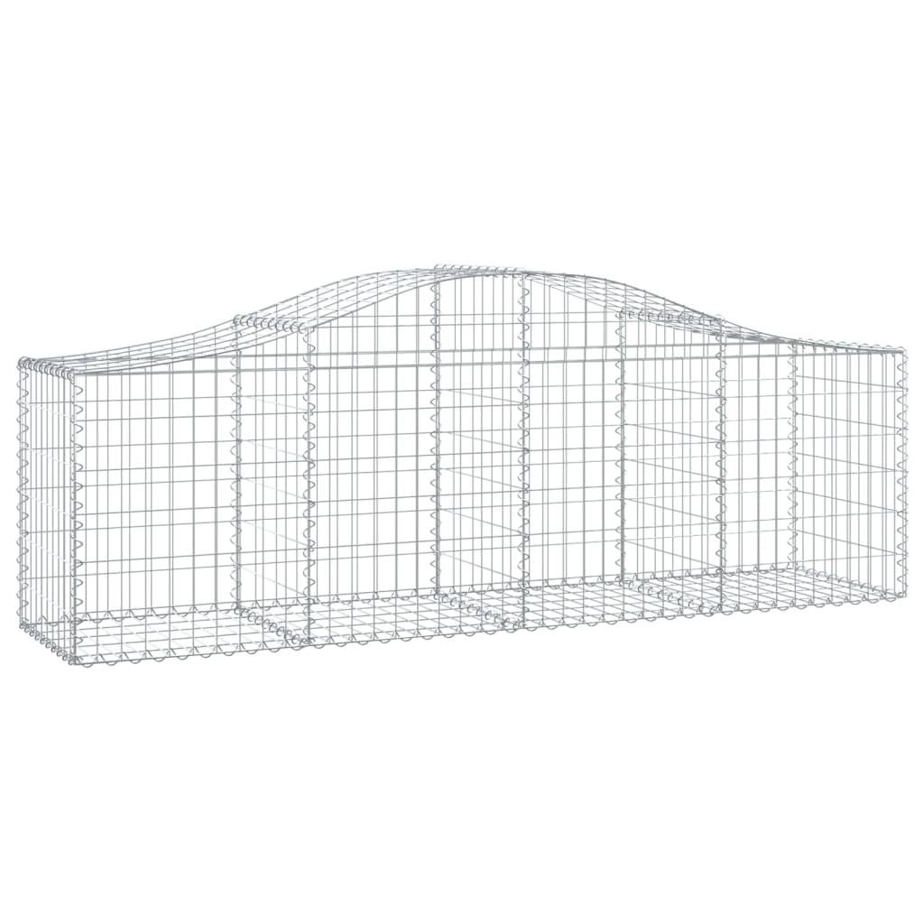 Vidaxl - Paniers à gabions arqués 50 pcs 200x50x60/80 cm fer galvanisé vidaXL 3145617 - Image 4