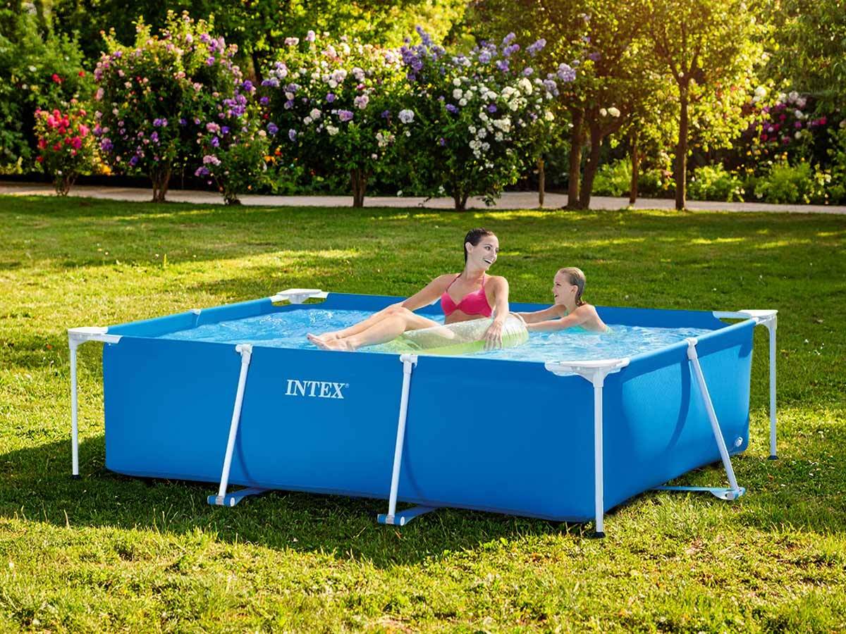 Piscine tubulaire Metal Frame Junior rectangulaire 2,20 x 1,50 x 0,60 m - Intex - Image 2