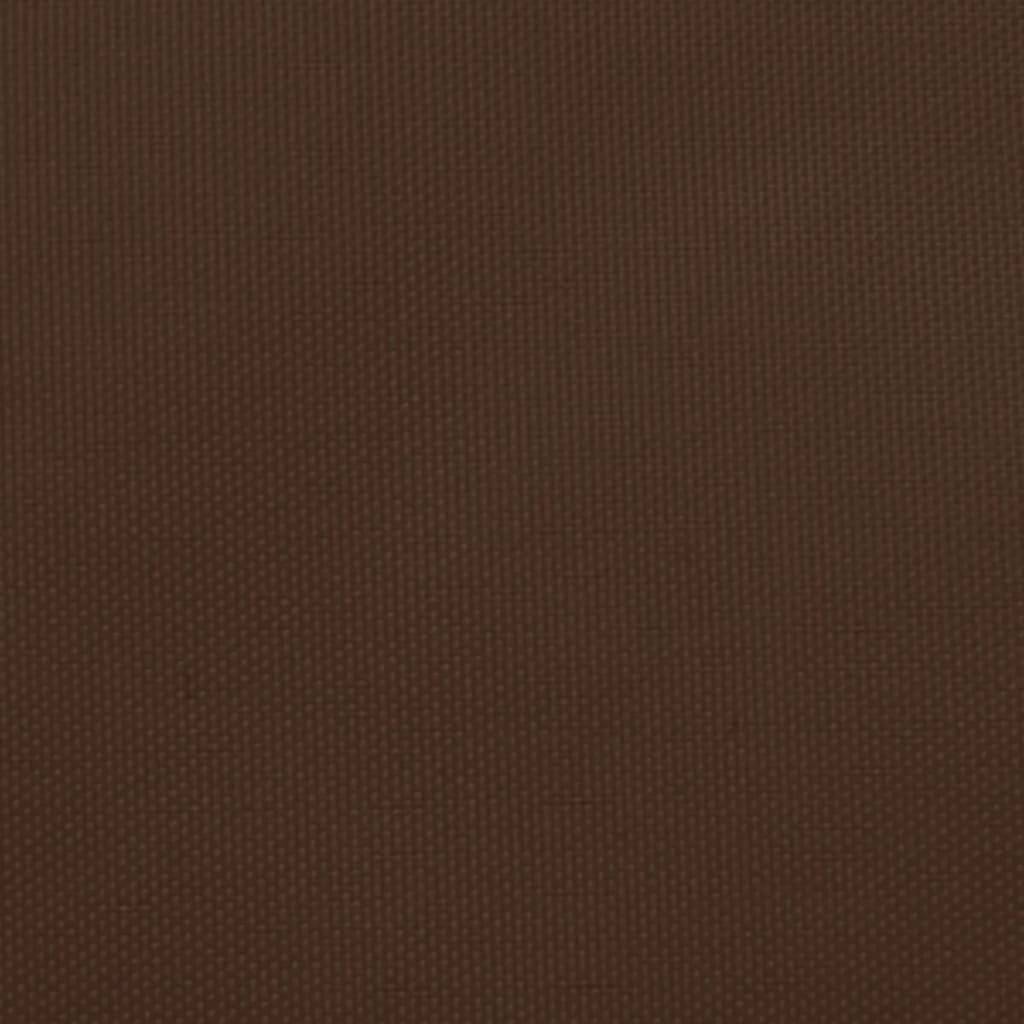 Helloshop26 - Voile toile d'ombrage parasol tissu oxford triangulaire 3,5 x 3,5 x 4,9 m marron - Image 5