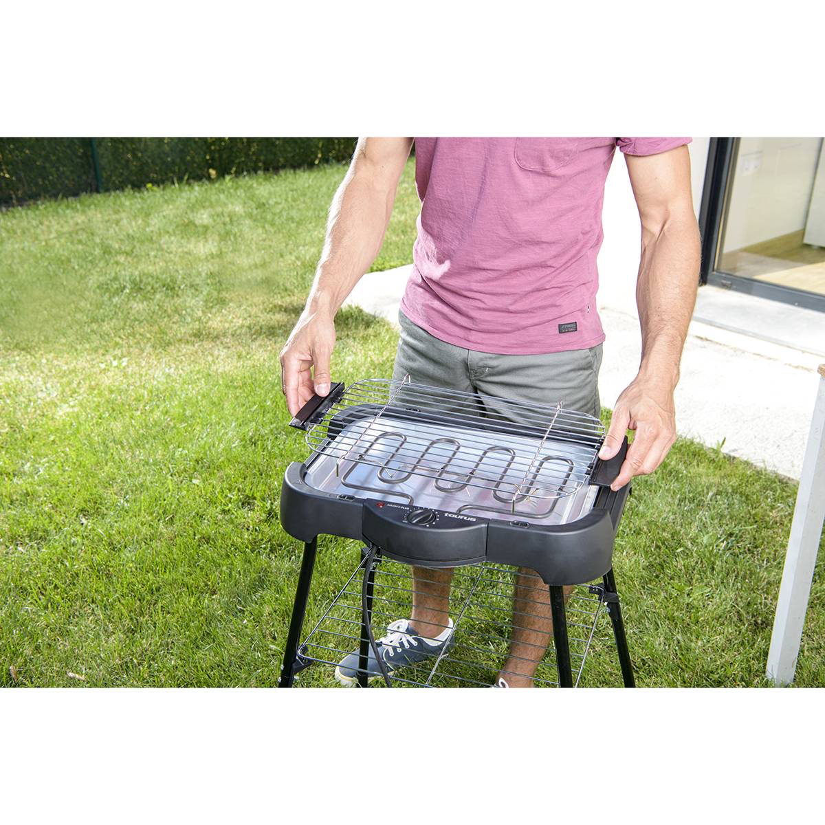 Barbecue électrique sur pieds 2000w MAXIM'S PLUS Taurus - Image 5