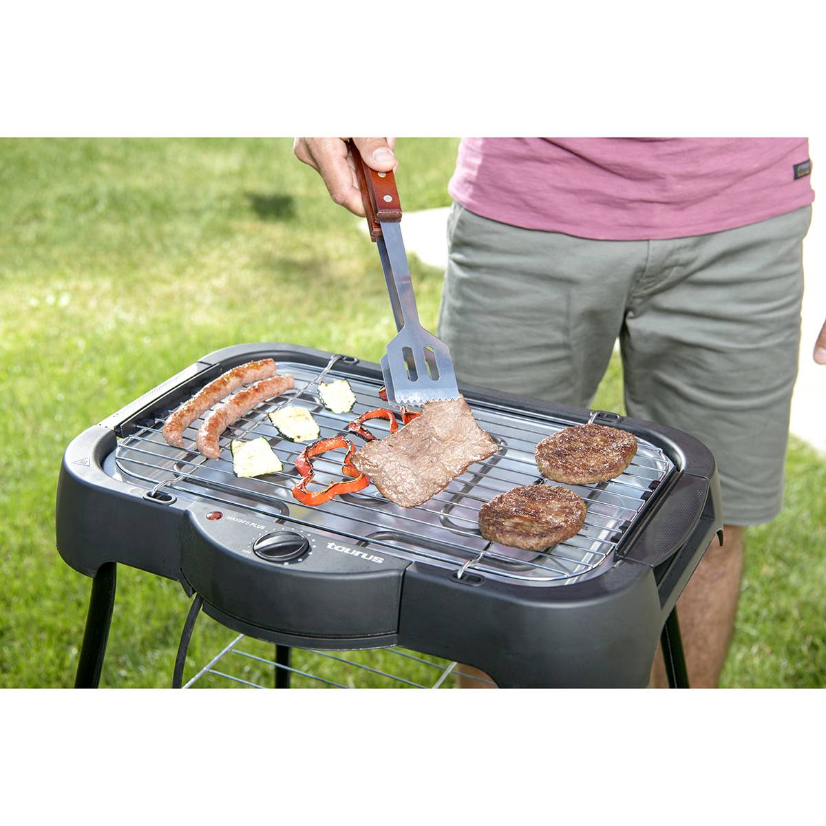 Barbecue électrique sur pieds 2000w MAXIM'S PLUS Taurus - Image 3